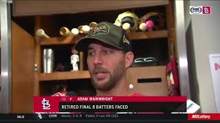 Adam Wainwright quotGuys just never quit on this teamquot [upl. by Hbahsur]