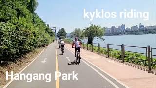 Korea kyklos hangangpark 키클로스 박선영자전거라이딩 여성자전거라이딩 한강라이딩 [upl. by Fadil574]