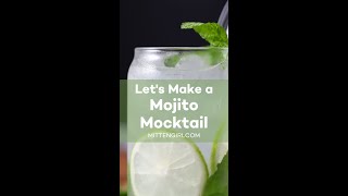 Easy NonAlcoholic Mojito Mocktail Recipe [upl. by Quackenbush]