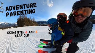 Turning Skiing Into An Adventure  Parenting My Boys On The Mountain [upl. by Thurnau]