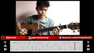 TAB quotTill I Met Youquot by Angeline Quinto Kuh Ledesma Fingerstyle by Mark Wilson [upl. by Annodam]