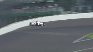 Alternate Angle  Sebastien Bourdais Huge Crash 2017 Indy500 Qualifying [upl. by Eceinej738]