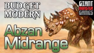 Abzan Midrange  Budget Modern Deck Tech 200  Long Live Siege Rhino [upl. by Ankney]