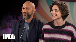 How Timothée Chalamet and the Wonka Cast Cracked Each Other Up [upl. by Ecinwahs]