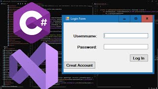 Create Your First C Windows Forms Application using Visual Studio [upl. by Ayo]