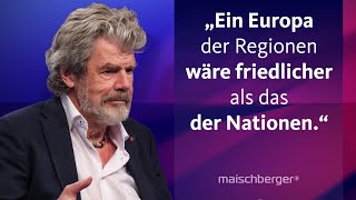 Eine BergsteigerLegende wird 80 Abenteurer Reinhold Messner im Gespräch  maischberger [upl. by Atsilac]