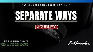 Separate Ways JOURNEY Karaoke Lyrics🎤 [upl. by Urata]