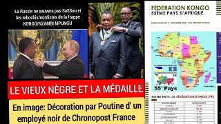 Le Vieux Nègre et la Médaille Décoration par Poutine d un Employé Noir de Chronopost France [upl. by Ij]