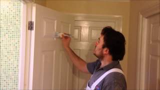 How to Sand and Paint an Interior Door [upl. by Purity]