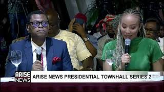 ARISE NEWS PRESIDENTIAL TOWN HALL SERIES 2 [upl. by Rehpotsyrk249]