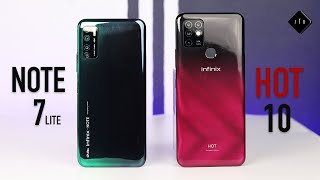 Infinix Hot 10 VS Infinix Note 7 lite Full Comparison Which is better Which should you Buy [upl. by Gnex]