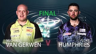 2024 Darts FINAL BetMGM Premier League Glasgow Michael van Gerwen vs Luke Humphries [upl. by Ynahirb]