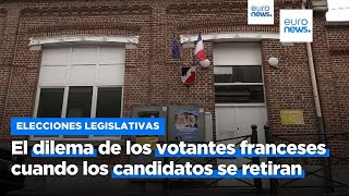 Elecciones legislativas El dilema de los votantes cuando los candidatos se retiran [upl. by Anoirb]