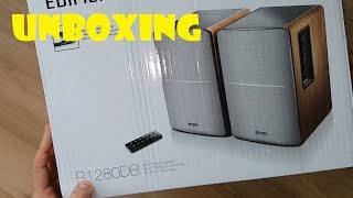 Unboxing EDIFIER Studio R1280DB 20 Bluetooth Lautsprechersystem [upl. by Ingles487]