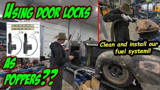 Installing Cheap door poppers and modifying the fuel system [upl. by Snave]