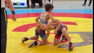 Wrestling  Ringen Sparkassenpokal Jena Jugend C 31 kg Freestyle Gliniorz  Bartsch [upl. by Shulock]