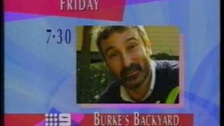 Burkes Backyard Channel 9 promo 1995 guest Kim Beazley [upl. by Osbourn]