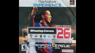 WINNING ELEVEN 2002 PS1  WE 26 SEASON 20052006 [upl. by Onibla]