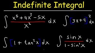 Indefinite Integral [upl. by Ecile]