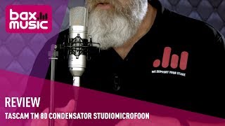 Tascam TM80 Condensator Studiomicrofoon Review  Bax Music [upl. by Haslett443]