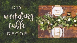 DIY WEDDING TABLE DECOR SWOONS [upl. by Alvin]