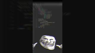 Wait for end 🤯😳 shorts trollface coding programming [upl. by Ydnir]