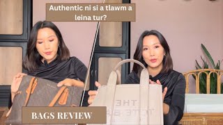 Marc Jacobs THE TOTE BAG  Michael Kors VOYAGER TOTE REVIEW mizobagreview mizoram [upl. by Ahsiekam741]