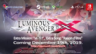 Gunvolt Chronicles Luminous Avenger iX  DLC Information [upl. by Bores]