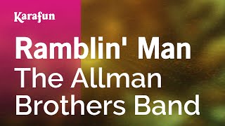 Ramblin Man  The Allman Brothers Band  Karaoke Version  KaraFun [upl. by Myrwyn]