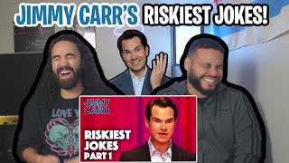 Reacting to Jimmy Carr Riskiest Jokes Vol 2 [upl. by Ocirema]