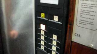 Beautiful old Otis elevator at Palais des Parcs Vichy France [upl. by Erbe]