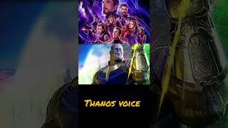 Thanos voice 😂funny youtubeshorts shorts marvel avengers comedy [upl. by Jamie650]