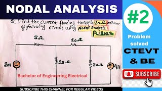 nodal analysis problems with current source nodal analysis problems with two current source [upl. by Aguie]