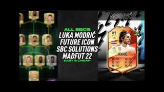 Luka Modric Loans Sbc MADFUT 22 Sbc Solution [upl. by Asiret]