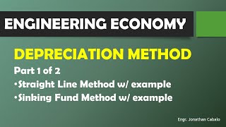 Engineering Economy  Depreciation Part 1 of 2  Taglish [upl. by Adnalro717]