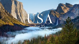 Top 25 Places To Visit In The USA [upl. by Appel]