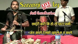 Great Nepali songs in Sarangi Music by Anil Gandarbha [upl. by Middleton]