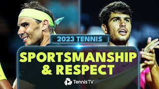 Sportsmanship amp Respect Tennis Moments in 2023 🤝 [upl. by Vere]