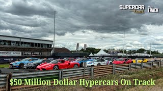 50 Million Dollar Hypercars Take To Mallory Park For A High Speed Parade  Supercar Fest The Track [upl. by Konopka770]