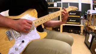 Fender Japan TN72 Telecaster Thinline Clean [upl. by Doloritas]