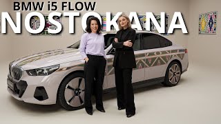 BMW i5 Flow NOSTOKANA  Ein echtes Chamäleon EInk [upl. by Yoj]