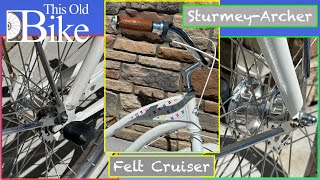 ⚙️ Shifting Gears amp Turning Heads 🛠️ Refurbishing Felt Cruiser STURMEYARCHER 3speed Cruiser [upl. by Yesmar]