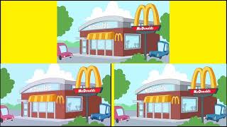 McDonalds Hasbro Gaming Commercials Side By Side Comparison 2 [upl. by Loss268]