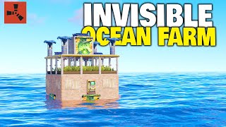 I Built an UNREACHABLE Tea Farm Ocean Base in Rust [upl. by Iline688]