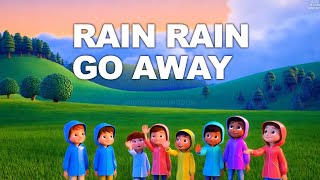 Rain Rain Go Away  Fun Kids Song for Rainy DaysNursery Rhymes kidssongkidsvideocartoontrending [upl. by Airdnazxela]