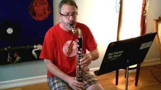 So you want to be a Bass Clarinet player Rose Etude 1 From 40 Etudes [upl. by Sidwohl]