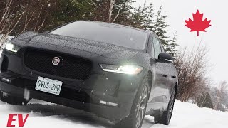 Jaguar IPACE EV Winter Driving Demonstration [upl. by Acker453]