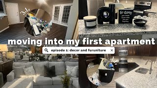 MY FIRST APARTMENT  EPISODE 1  DECOR  FURNITURE REALISTIC [upl. by Latif]