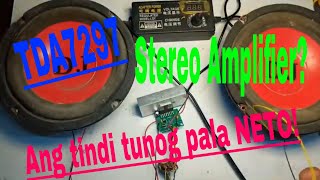 TDA7297 Stereo Amplifier Board 12v DC [upl. by Nahij]