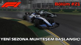 YENİ SEZONA MUHTEŞEM BAŞLANGIÇ  F1 2019 Türkçe Kariyer Bölüm 21 [upl. by Llednyl213]